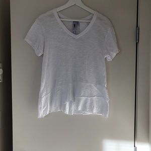 Wilt Ruffle Hem Short Sleeve Tee